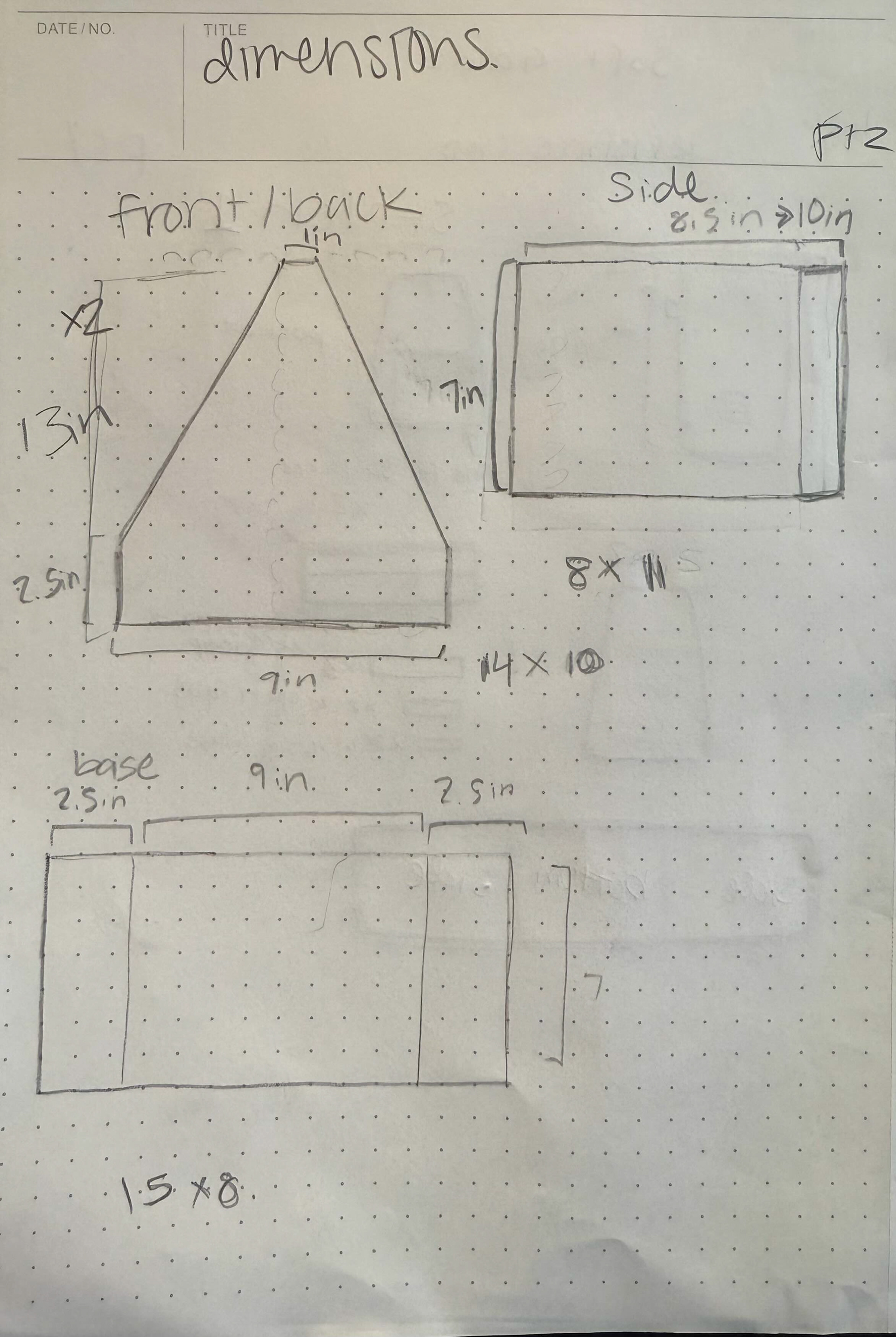 Measured Dimensions