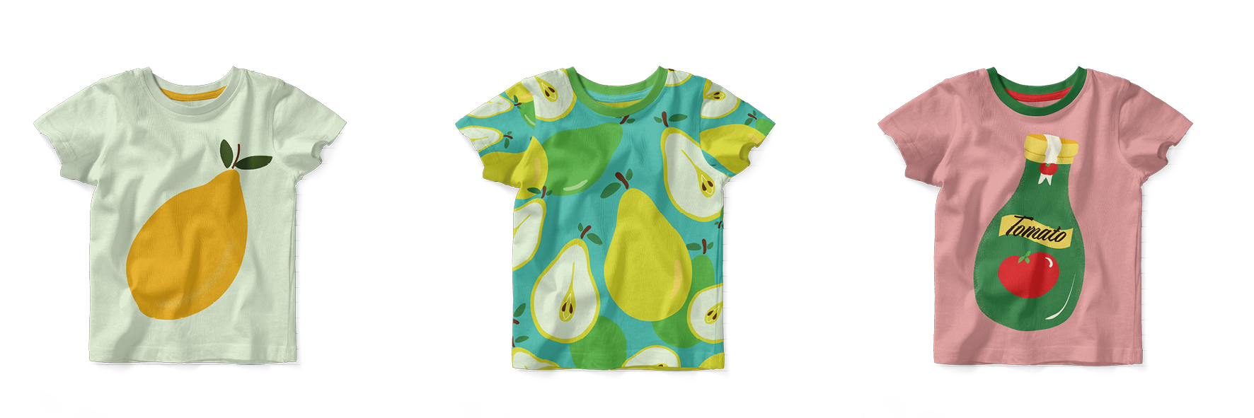 Retro-inspired, colorful patterns created with the juvenile market in mind, perfect for brands seeking a fresh edge, by Marlies Blokland