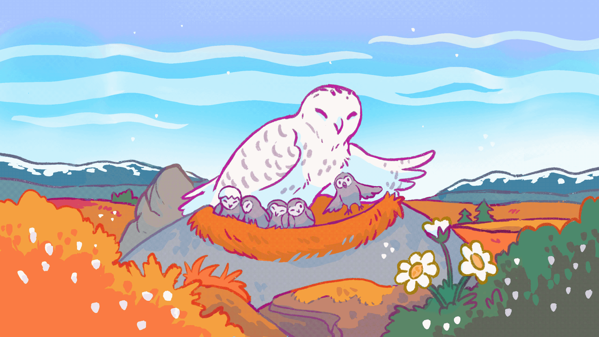 One of 10 animations for a children's concert (Mojo Tuotanto)
