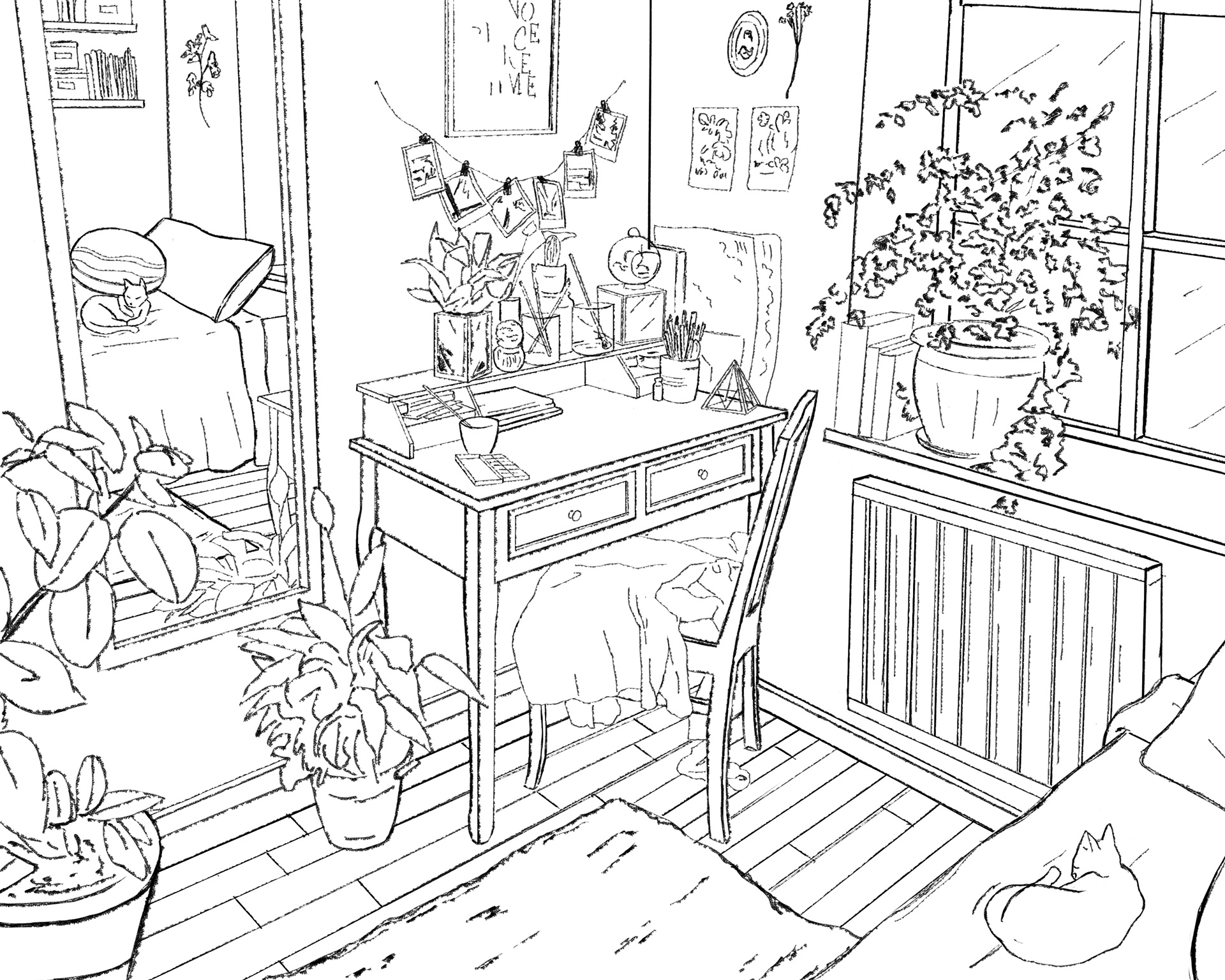 2-pt Perspective Outline
