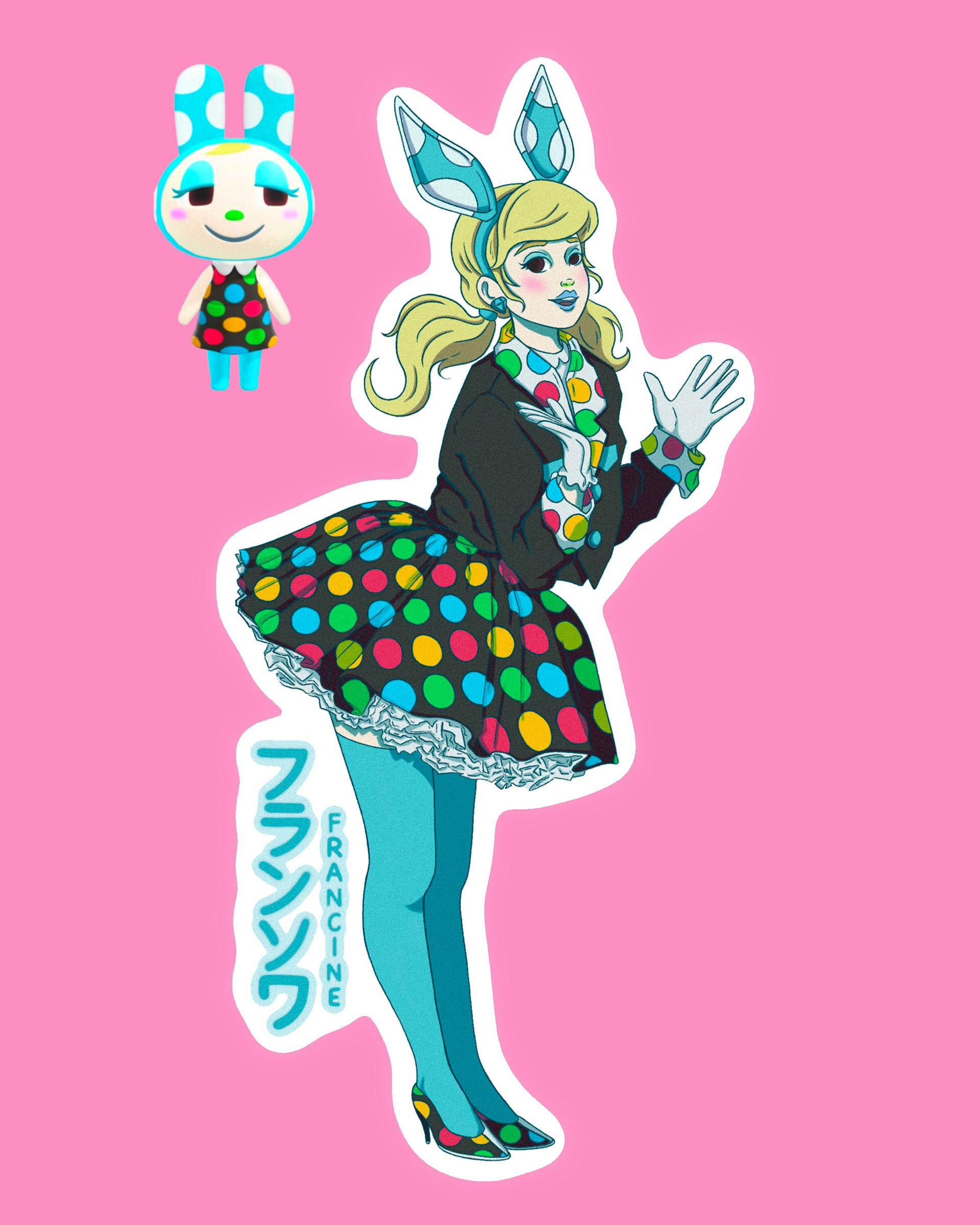 Francine Sticker Design