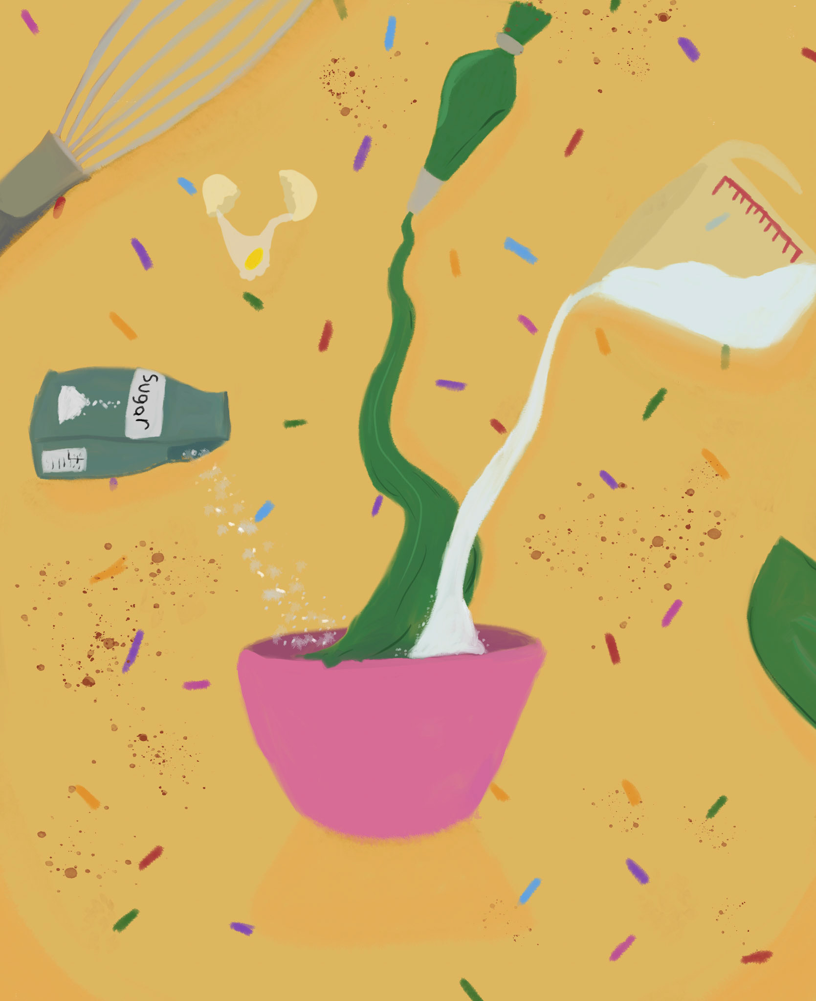 Prompt: Magazine Editorial Illustration