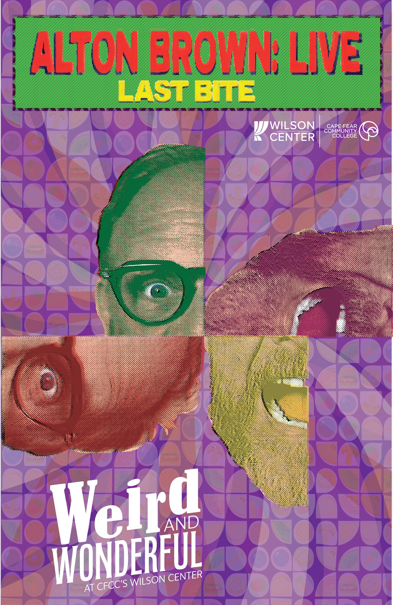 Prompt: Design a poster for one of the Wilson Center's 'Weird and Wonderful' series events.