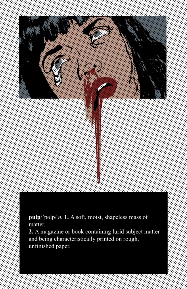 "Pulp" A digital design based on a "film" theme