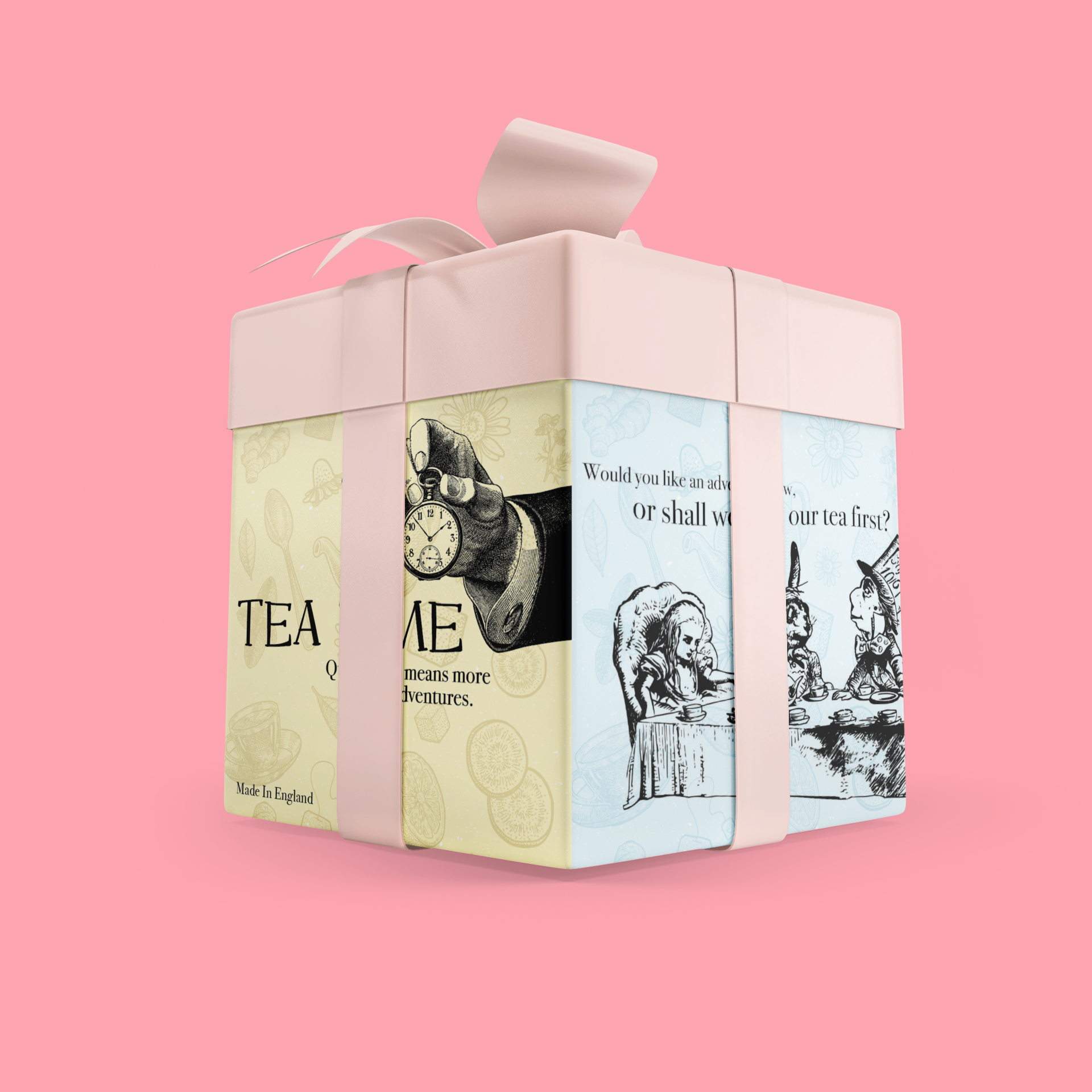 Tea Box w/ Ribbon