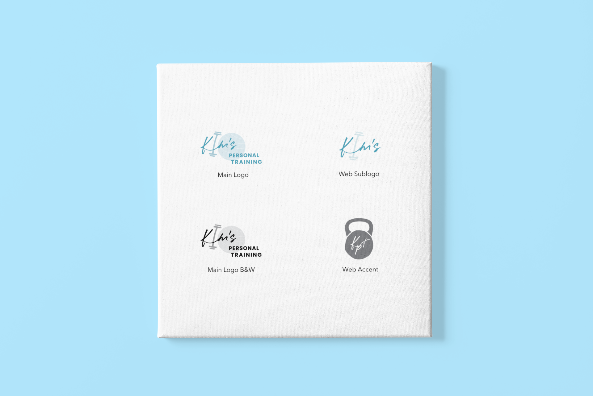 New logos for "Kim's Personal Training"