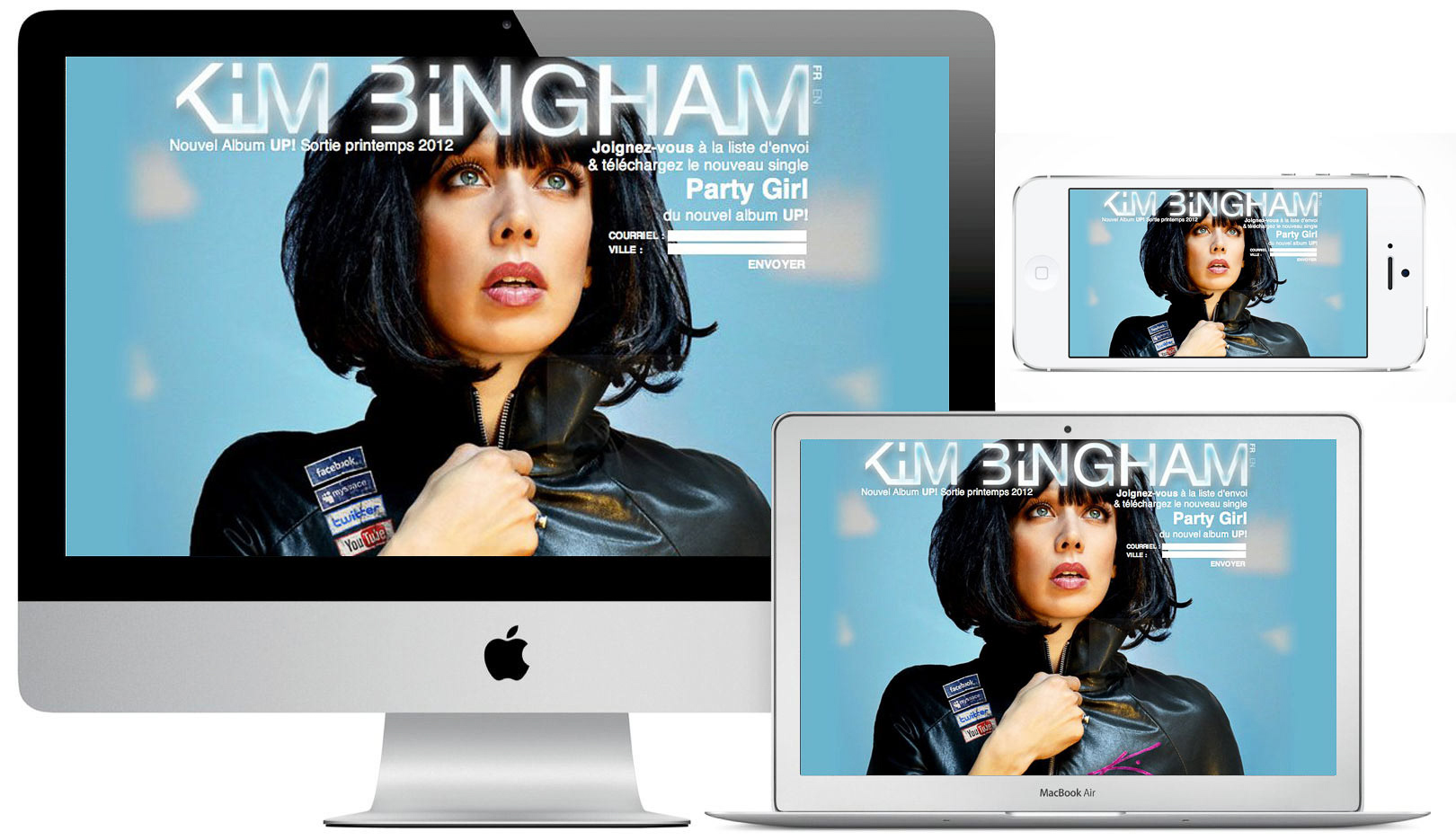 Kim Bingham Record Launch Website