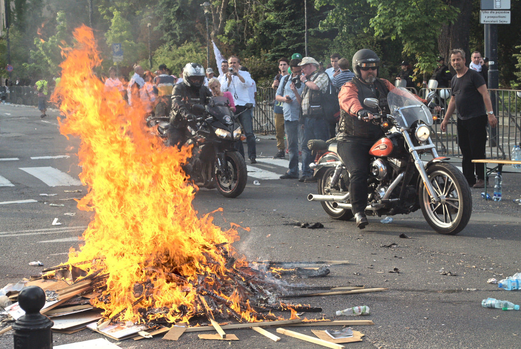 Unionists protest - Warsaw
