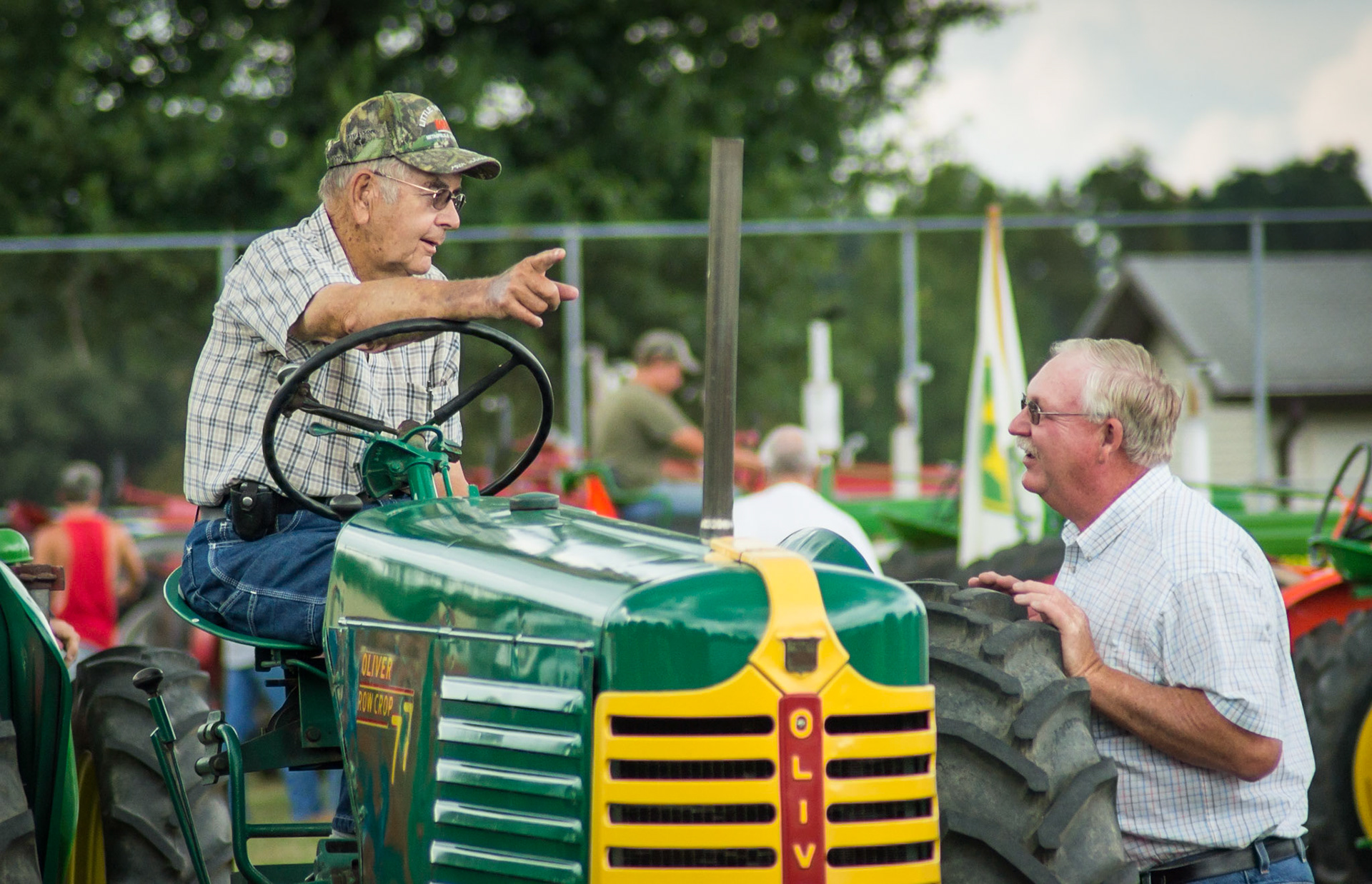 Antique Tractor Show | Lining Up for the Parade