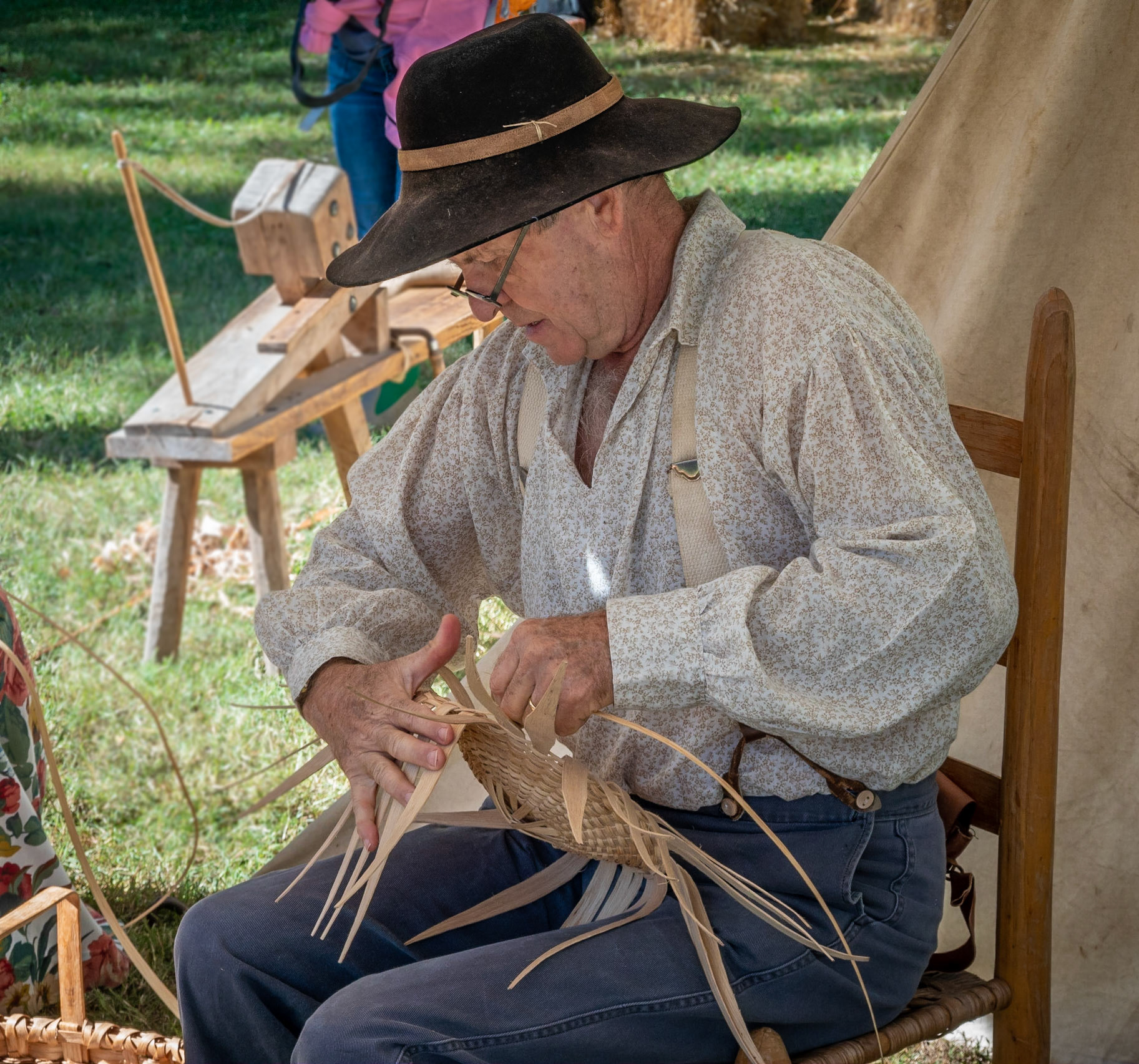 Basket Maker | Fort Massac Encampment