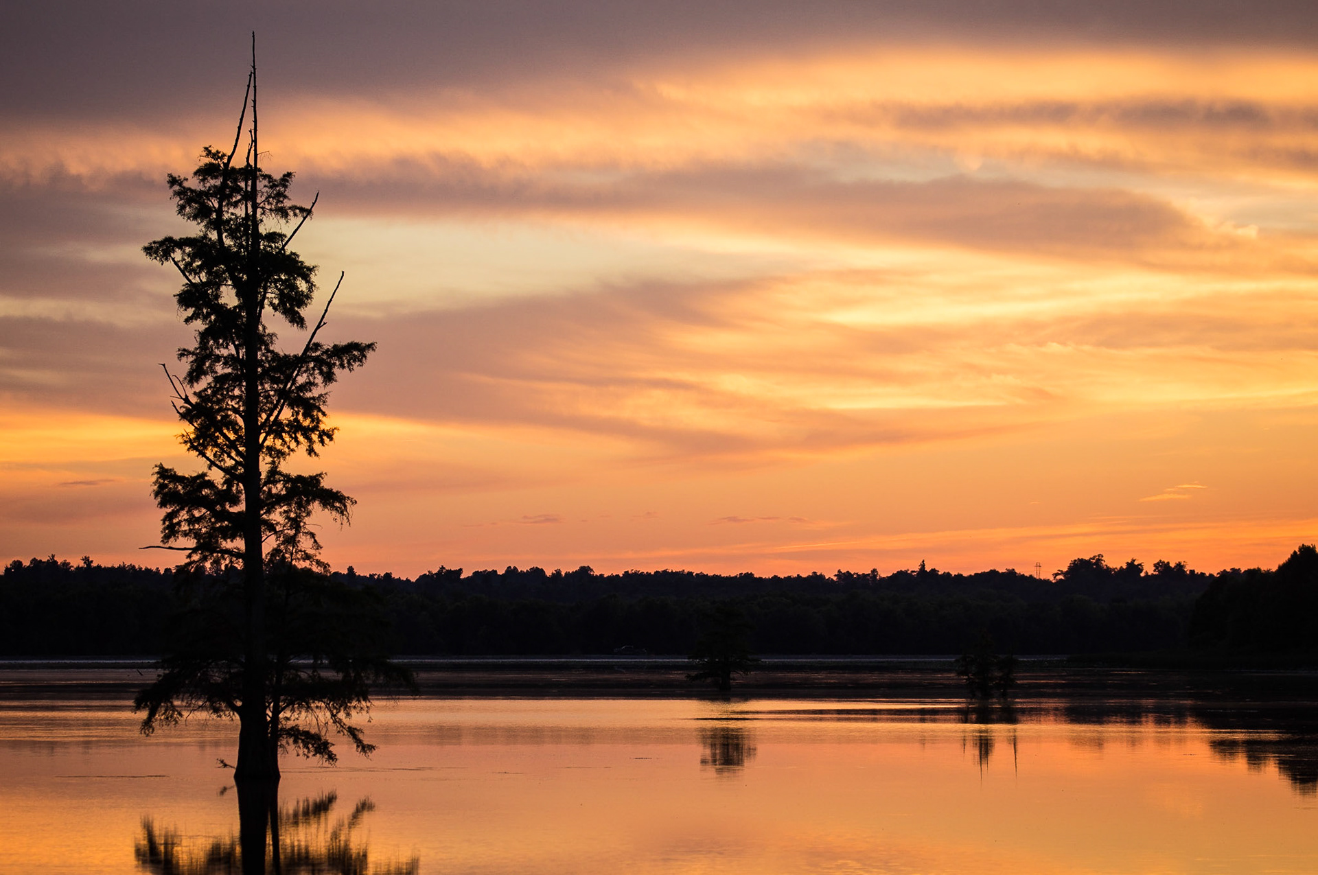 Sunset at Mermet Lake | Mermet SFWA