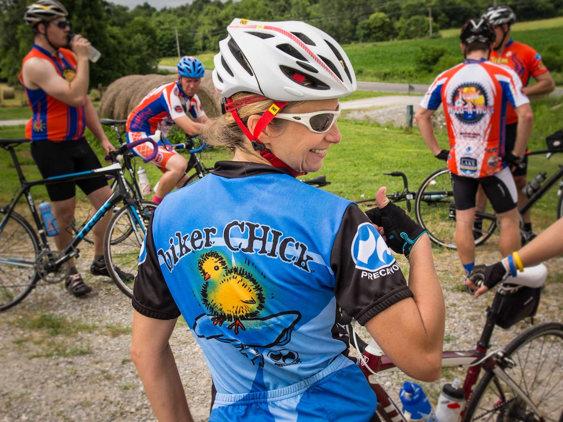 Biker Chick | Superman Bicycle Ride