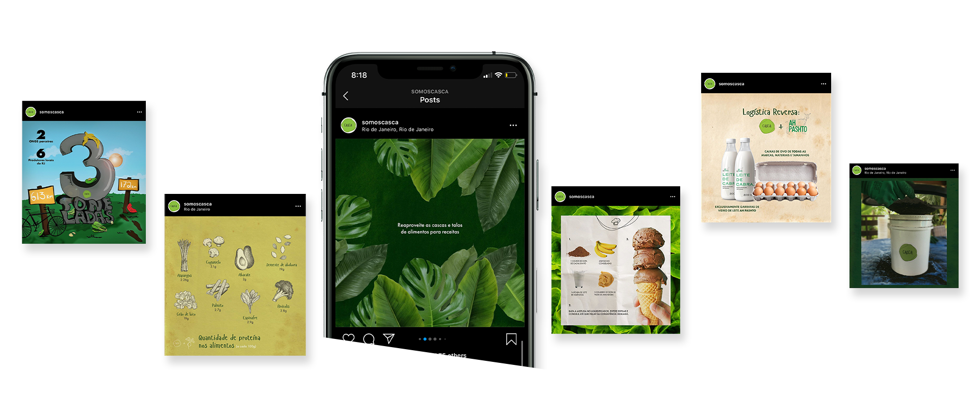 Instagram content and design