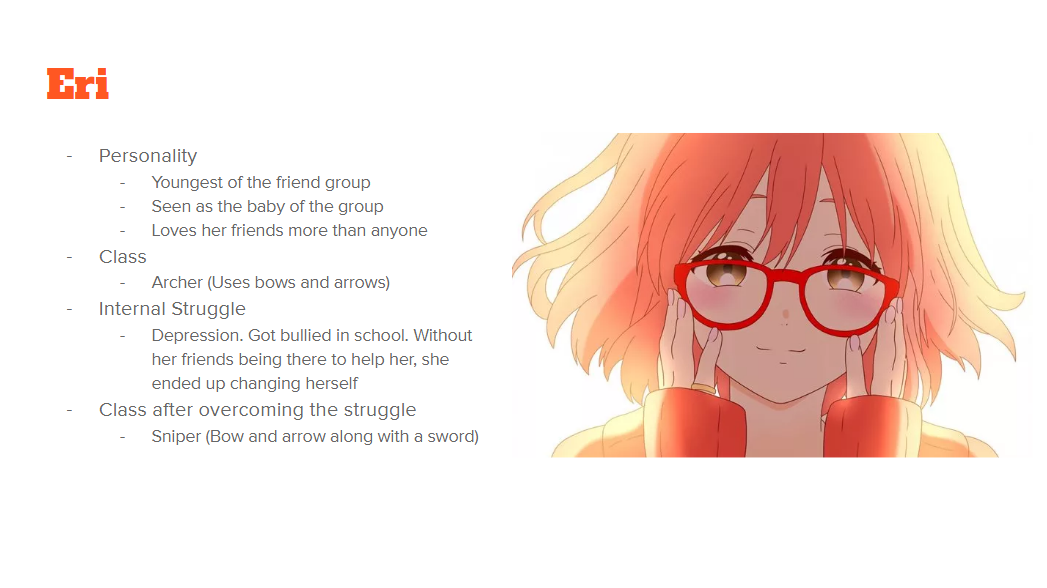 Eri: The Suffering Altruist