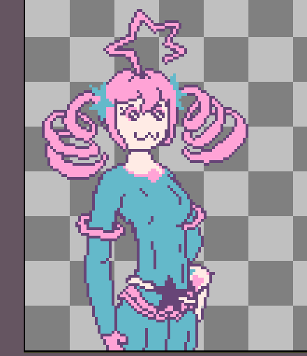 Art of the main protagonist, Rae Stellaris
