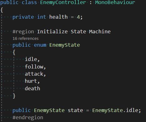 Enemy state machine
