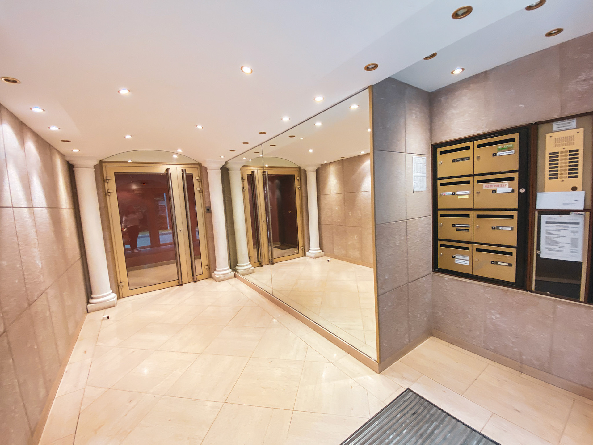 Building entrance hall