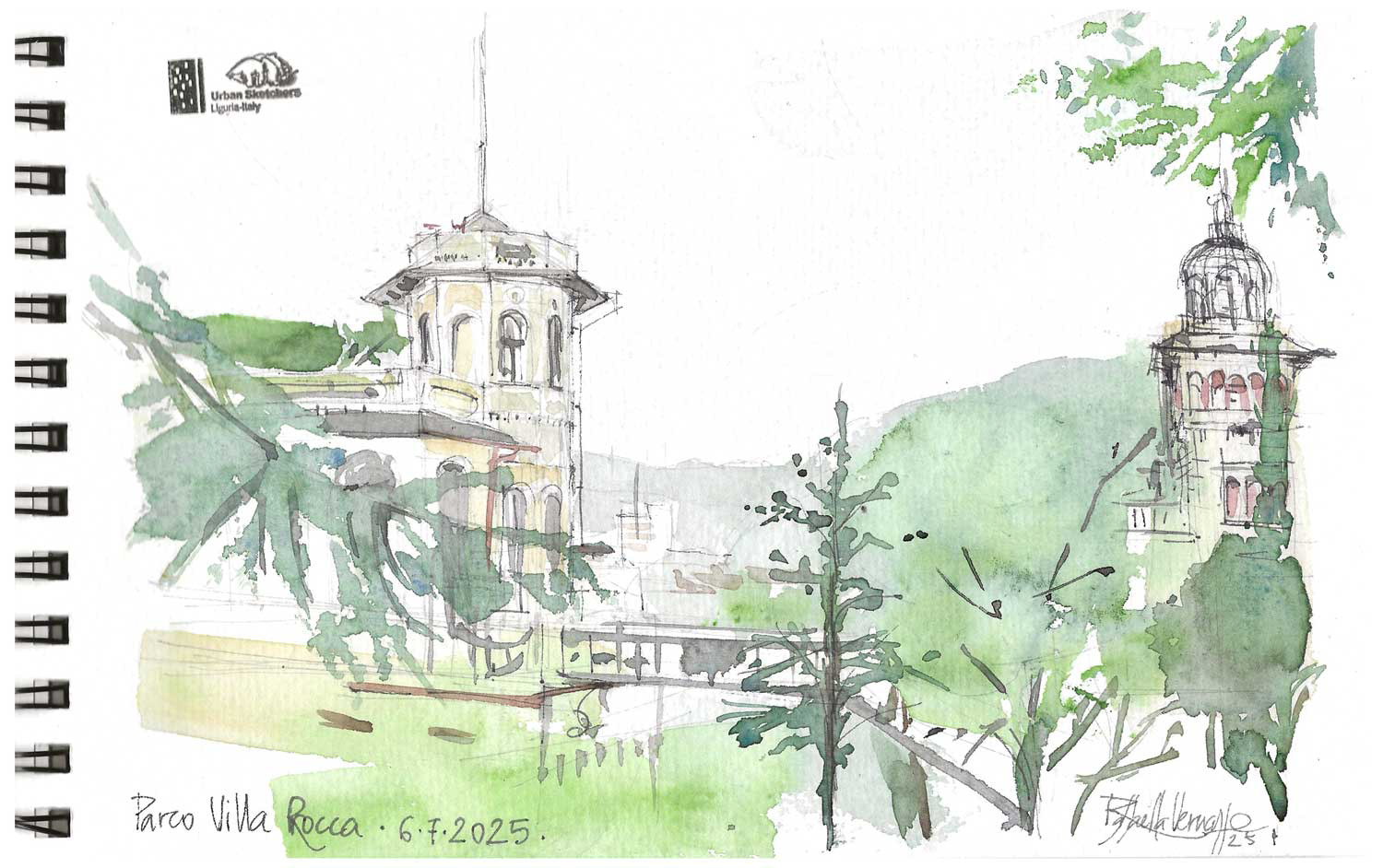 Chiavari, Parco Villa Rocca, luglio 2025