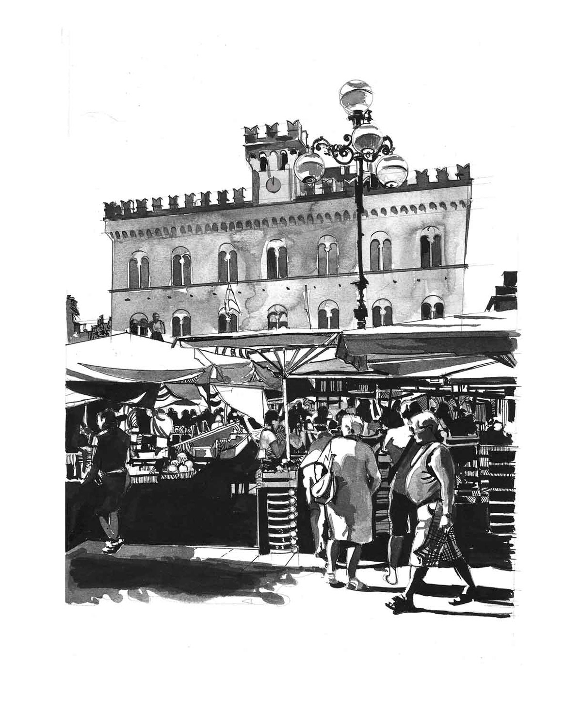  Il mercato di piazza Mazzini a Chiavari: Urban: