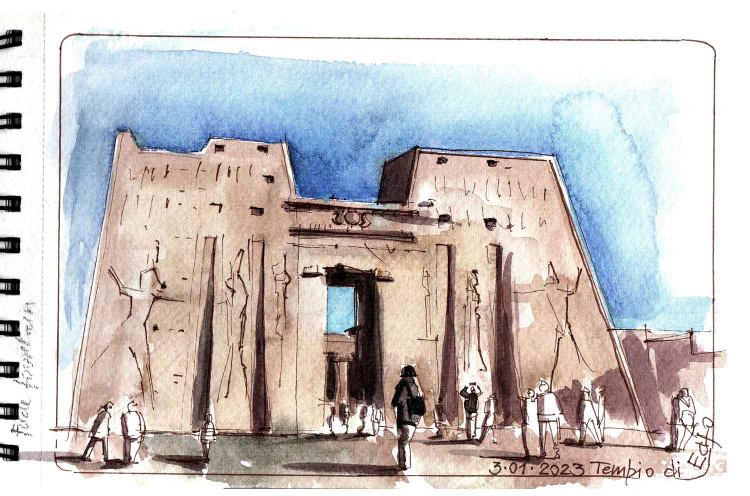 Edfu Temple, 2024
