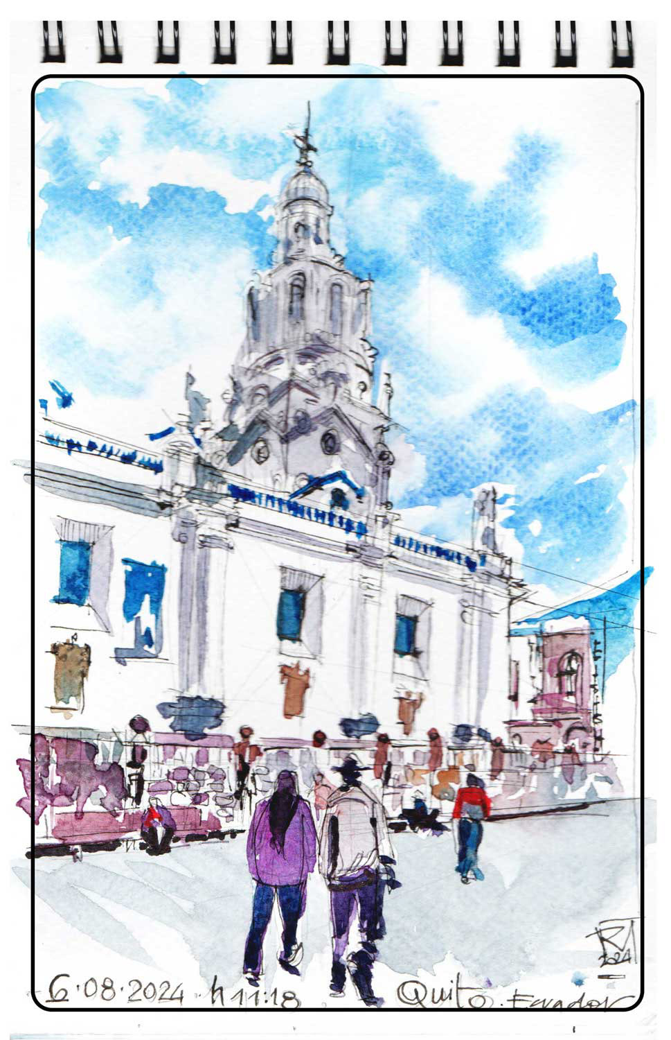 Quito, 2024: Urban sketching