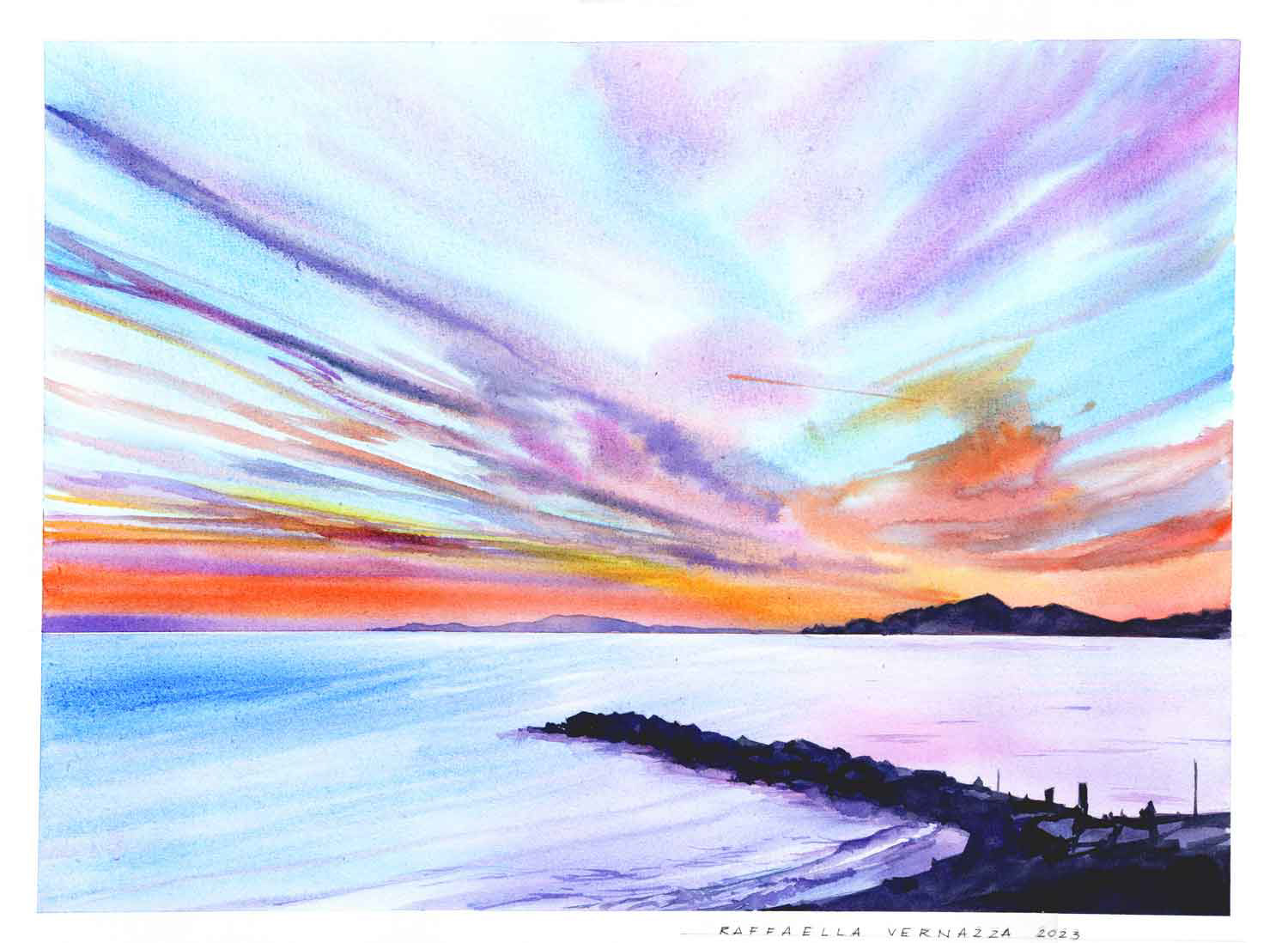 Cavi di Lavagna, crepuscolo, settembre 2023