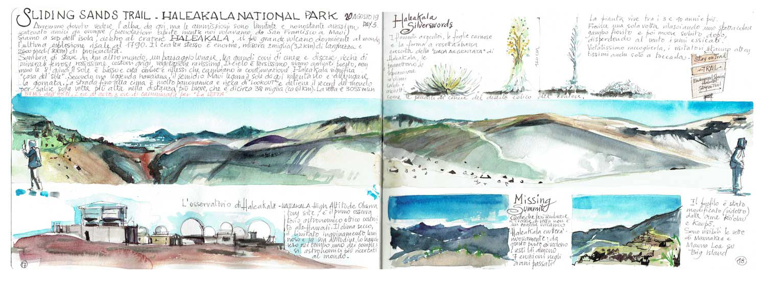 2019, Carnet "ALOHA, Baby": Haleakala National PArk, Maui, Hawaii