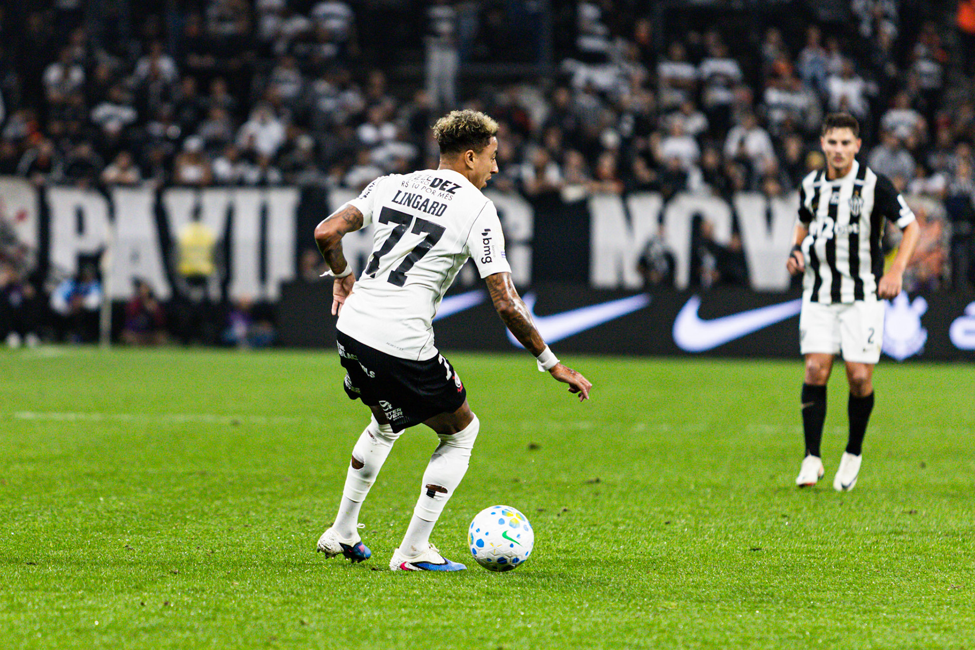 Corinthians x Atlético Mineiro, válida pelo campeonato Brasileiro série A.