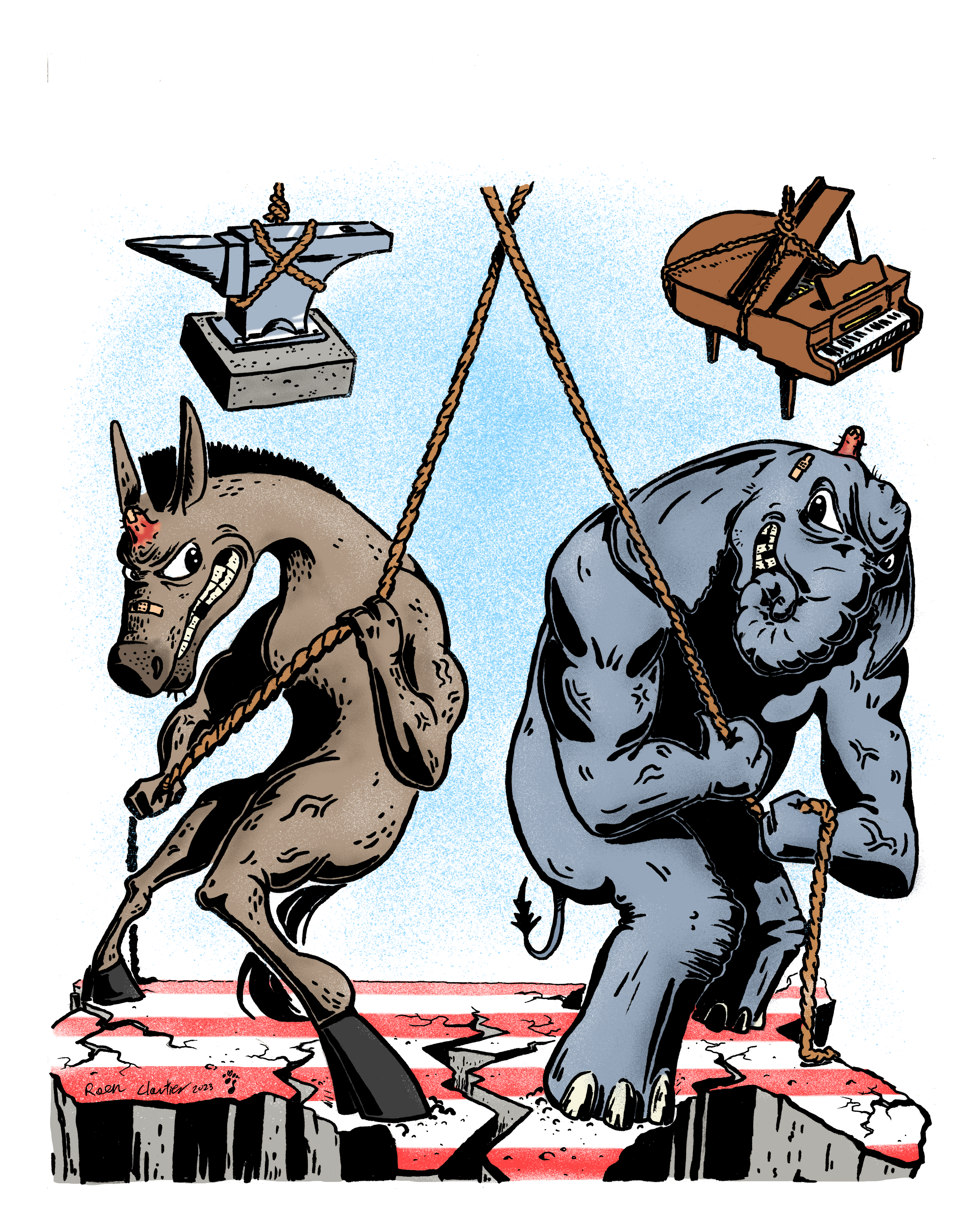 Fredonia Leader 12.5.23 issue: "Falling Deeper Into Political Hell"