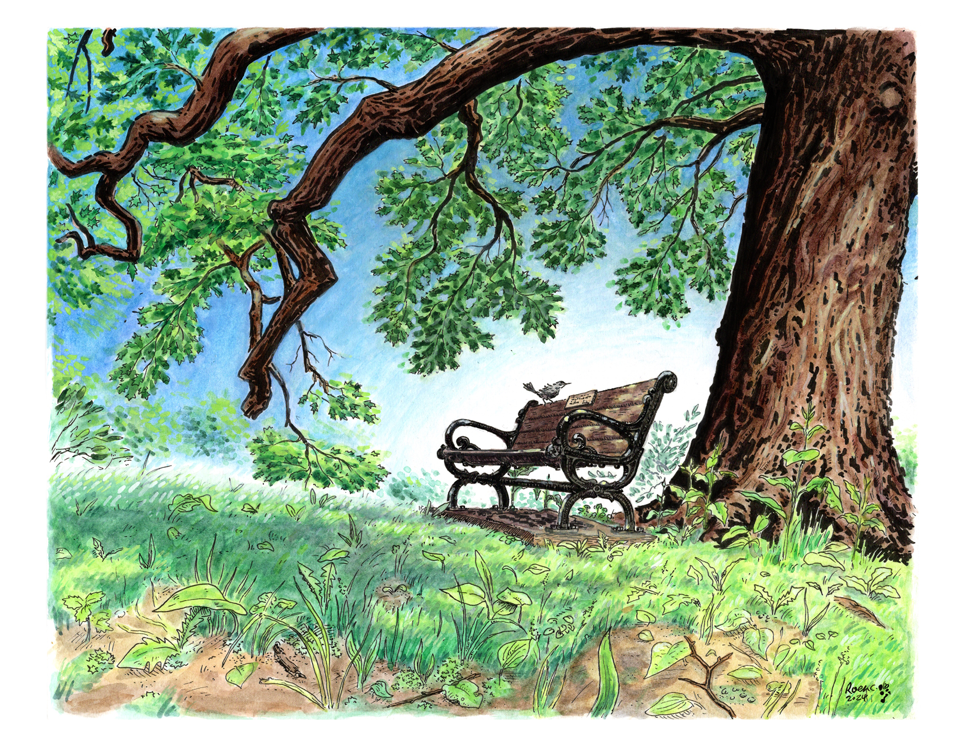 "Catbird's Roost" - 2024