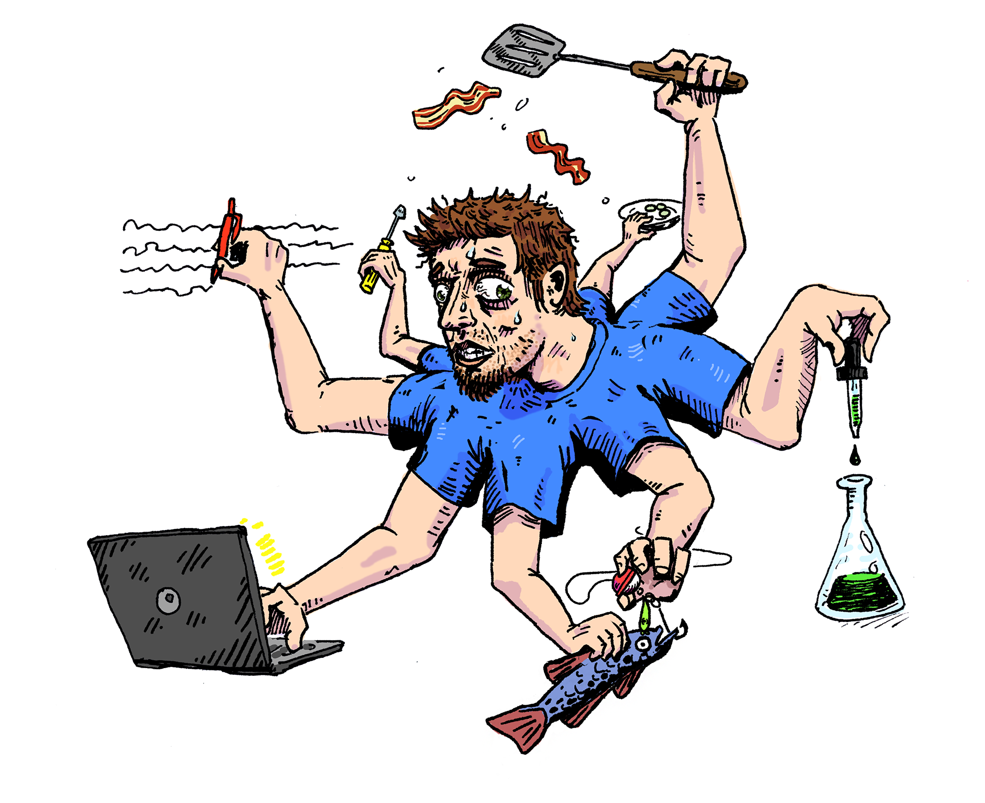 Fredonia Leader 5.8.24 issue: "College students feel more pressure than ever: A look at American grind culture"