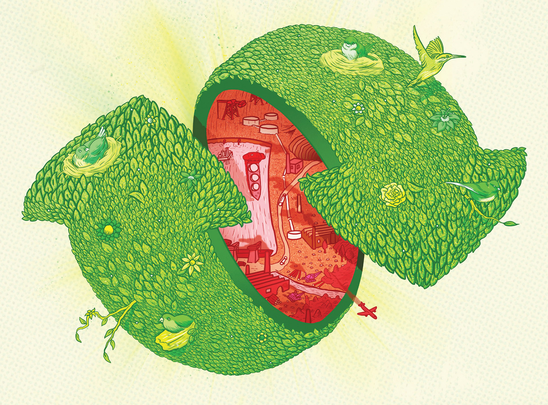 Circular Economy - visual for a brochure and campaign