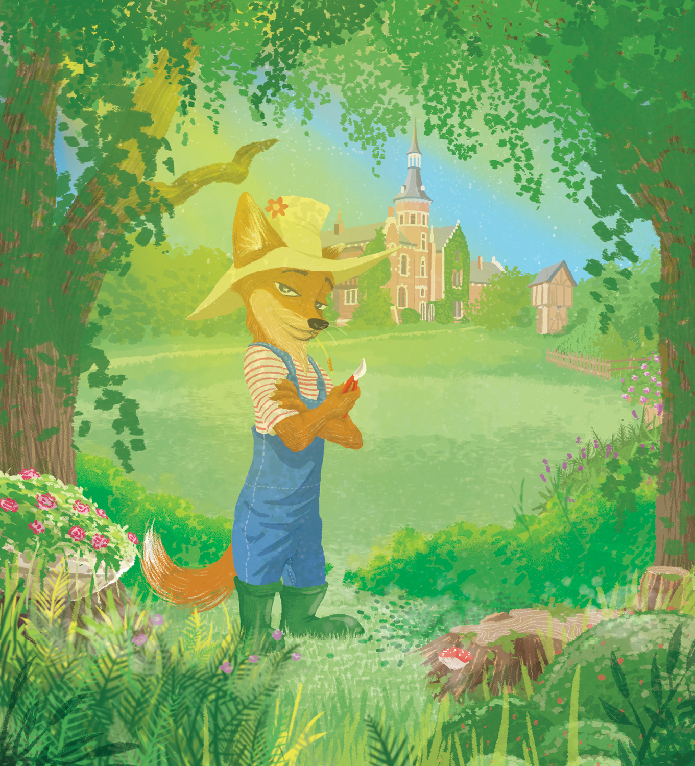Poster-visual for a gardening event