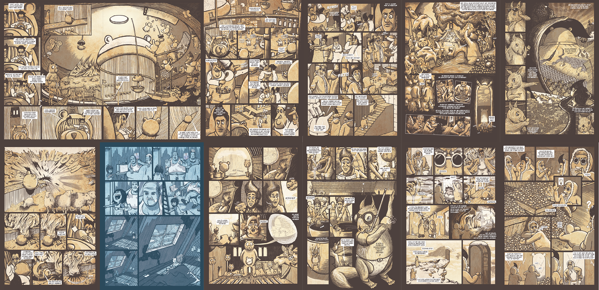 Comic pages
