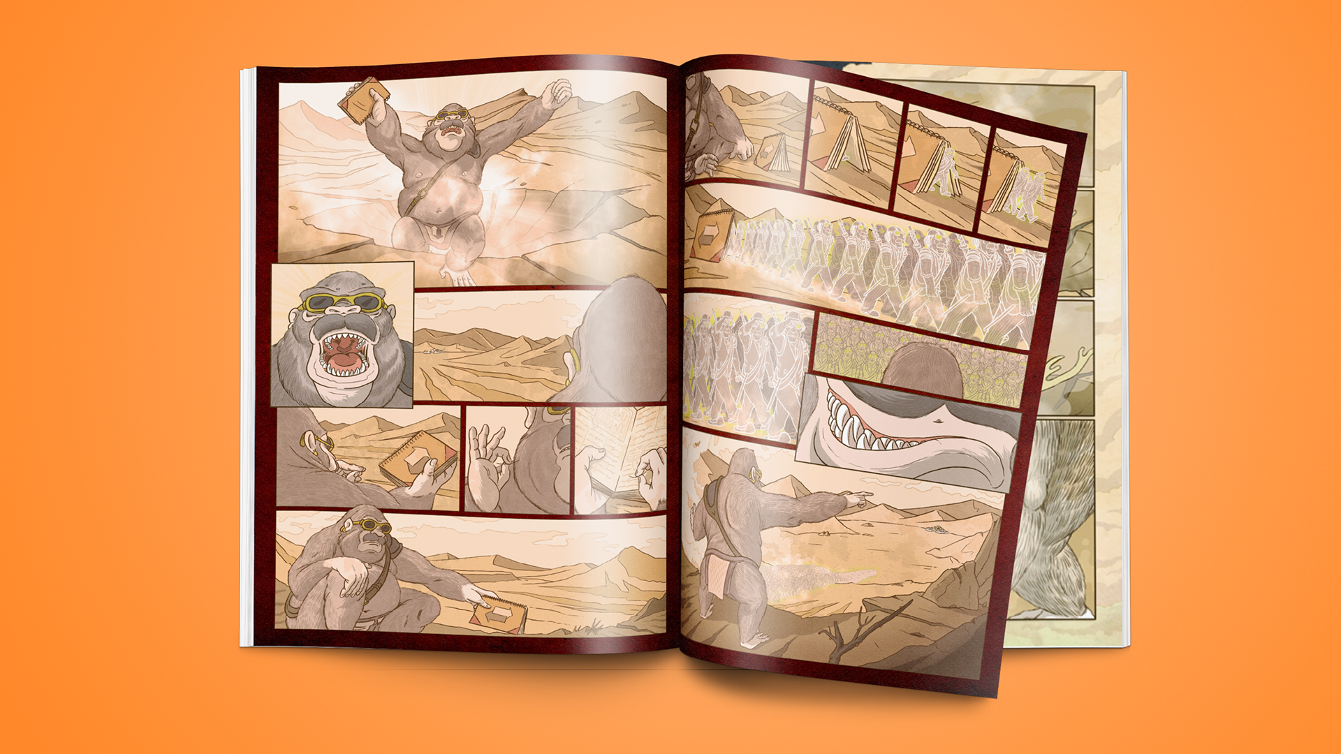 Comic pages