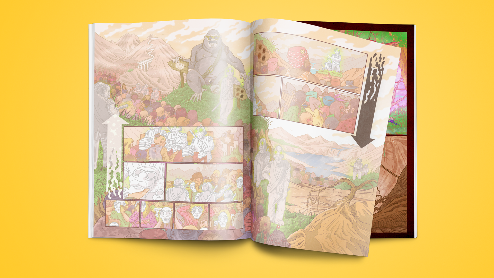 Comic pages