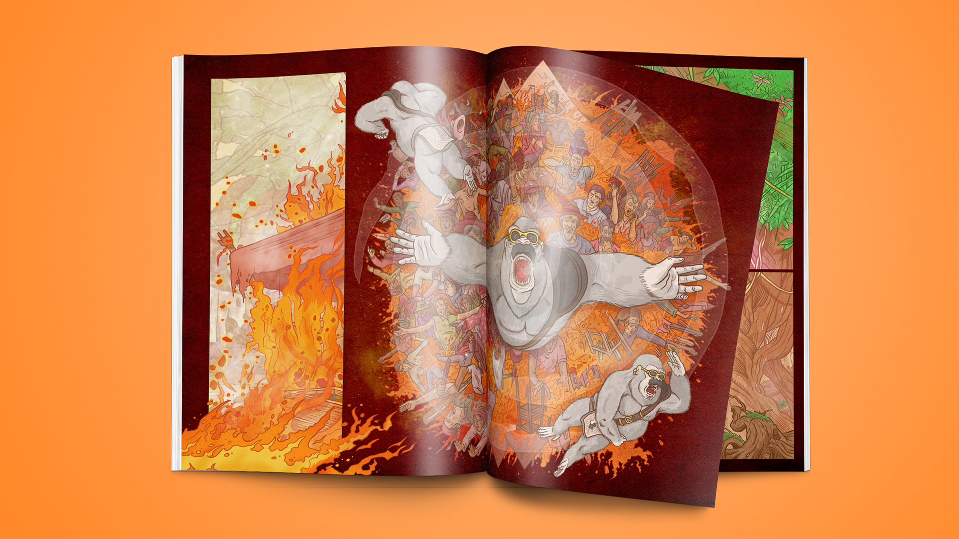 Comic pages