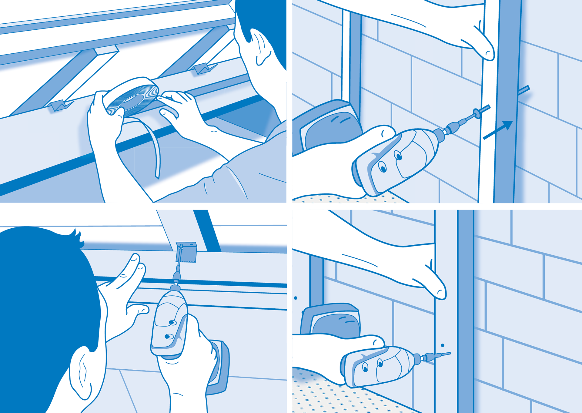 Graphics for a construction manual