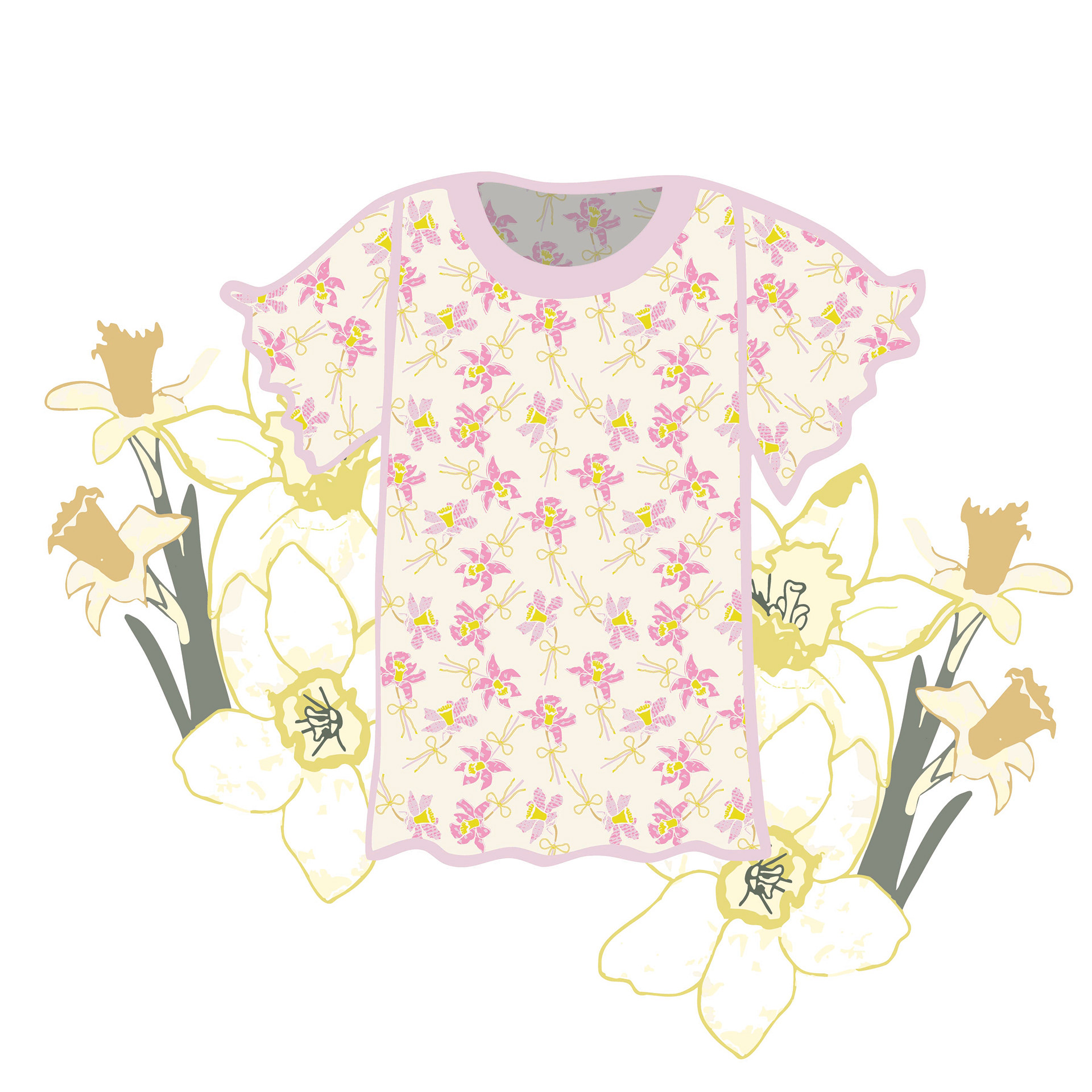 Daffodil First Bloom kids Tshirt