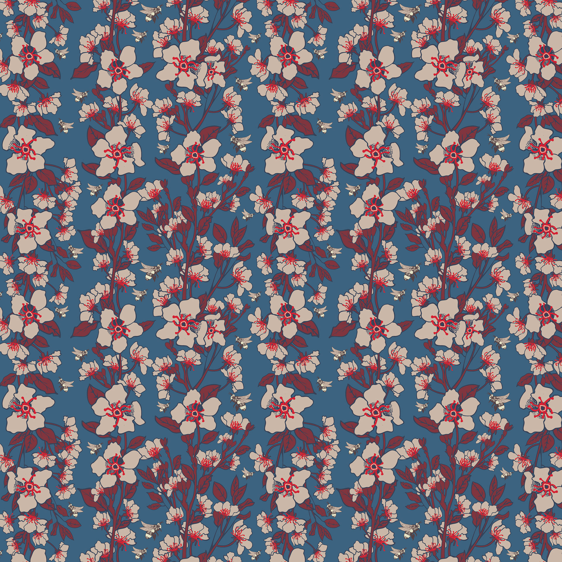 Buzzing Bees and Blossom Trees