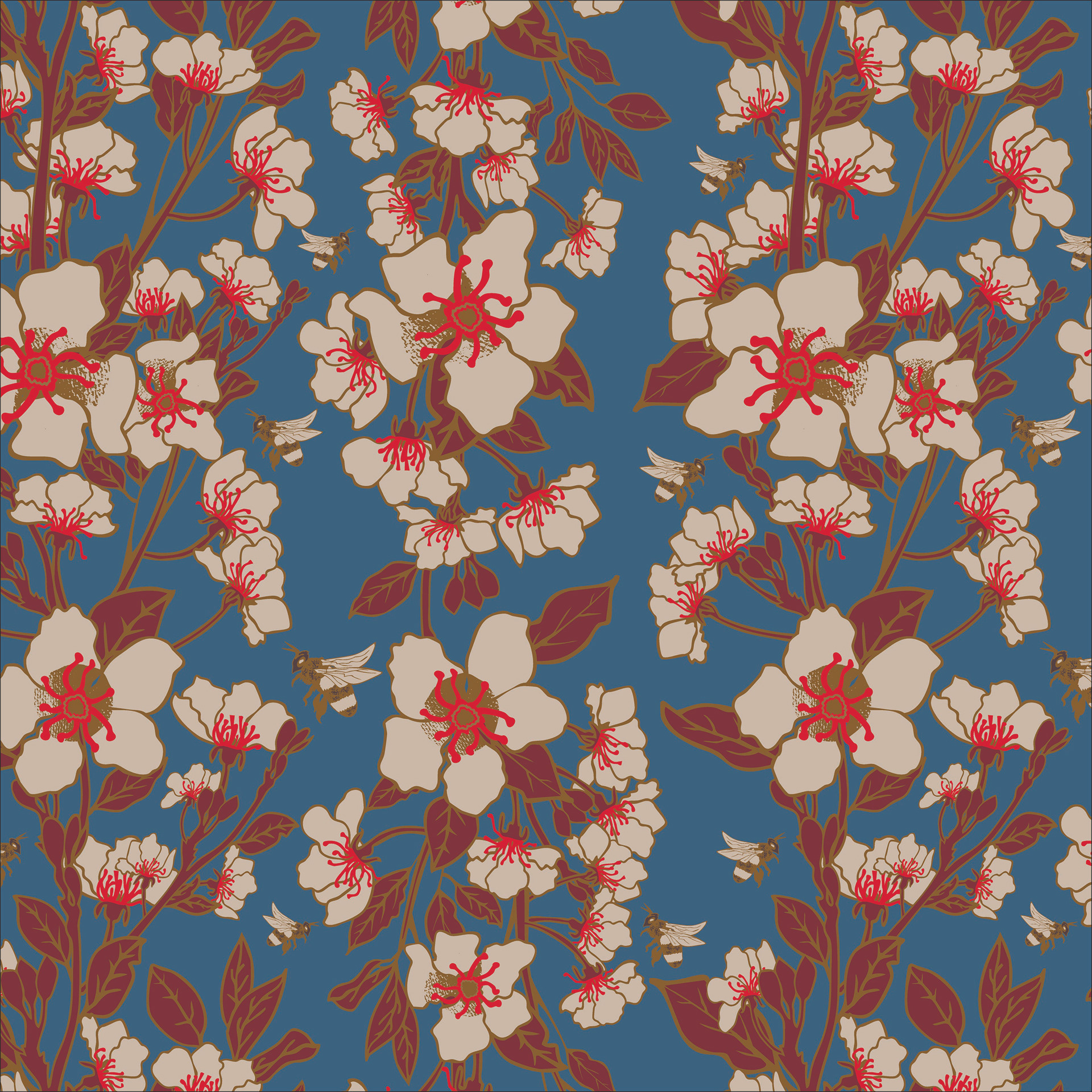Buzzing Bees and Blossom Trees