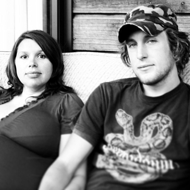 Angie & Brett 2008 - Pregnant and in love