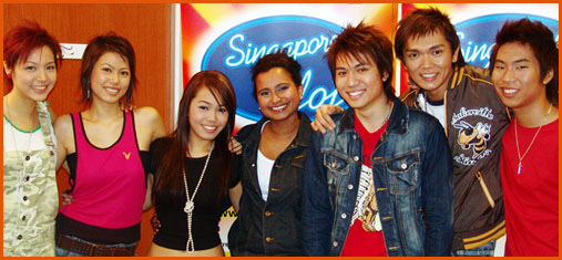During Singapore Idol 2006