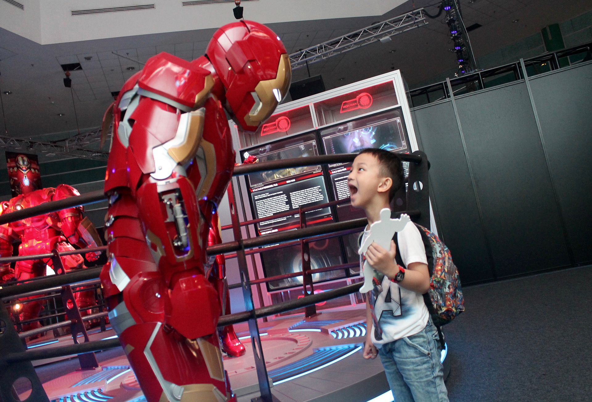 Yup... He's amazed kids as IronMan