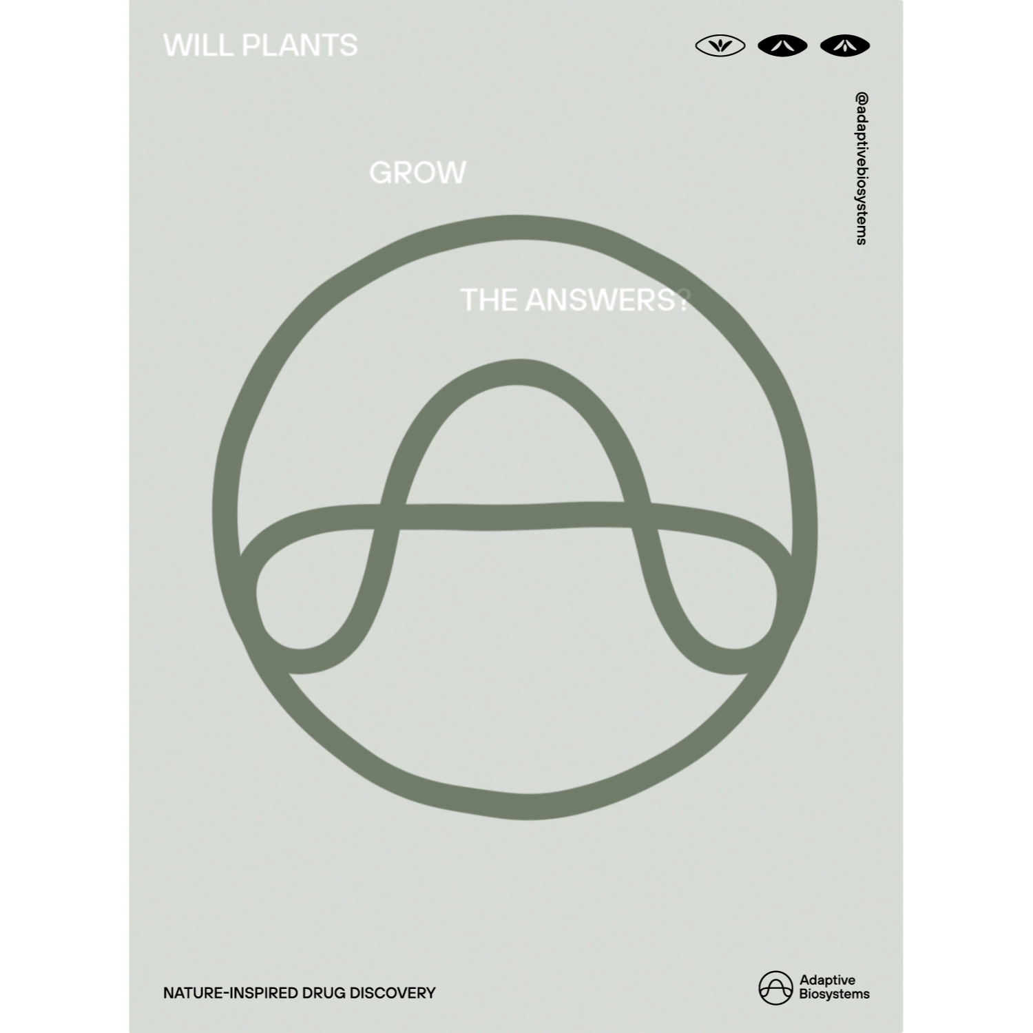 An animated poster for a drug discovery venture