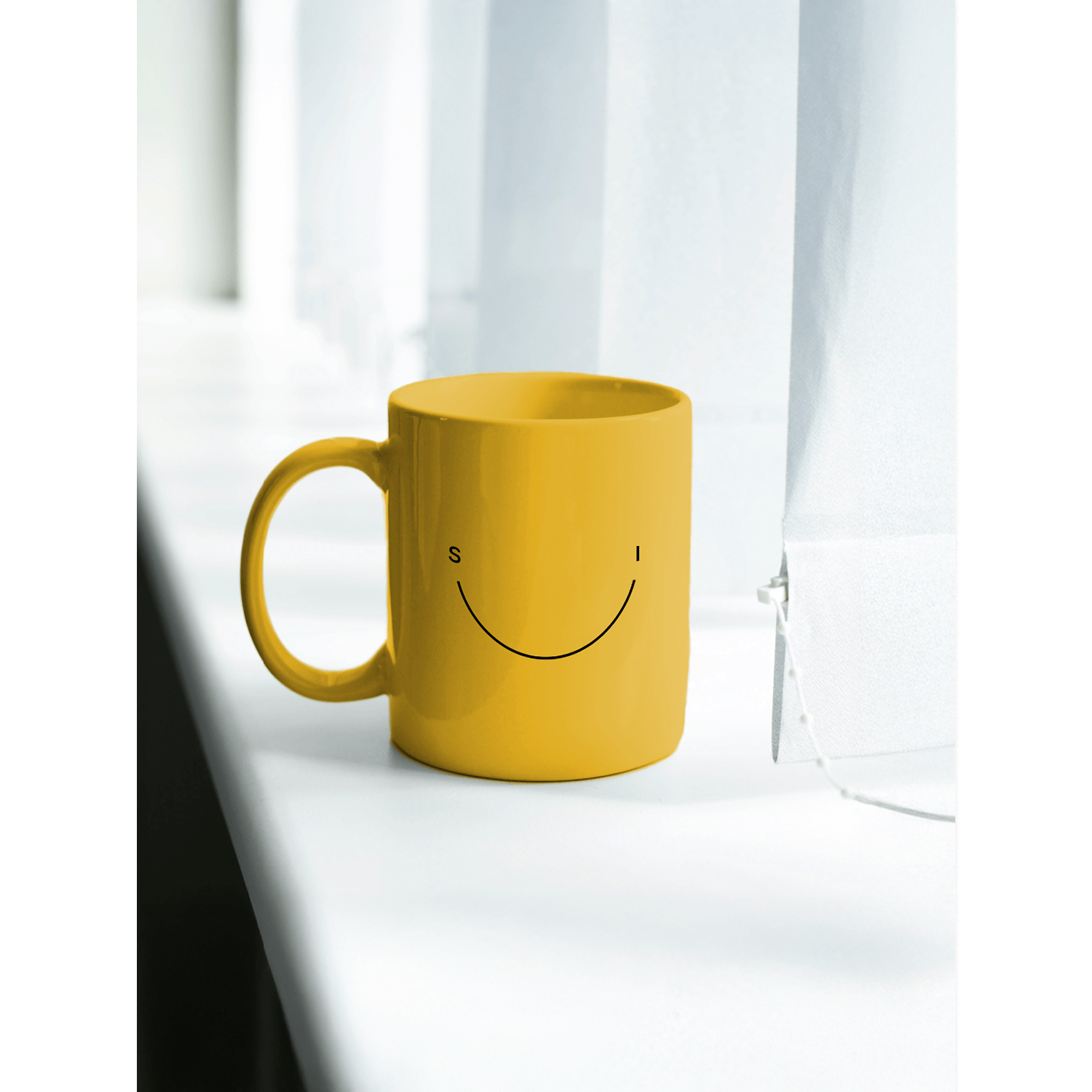 A branded coffee cup for a recruitment agency