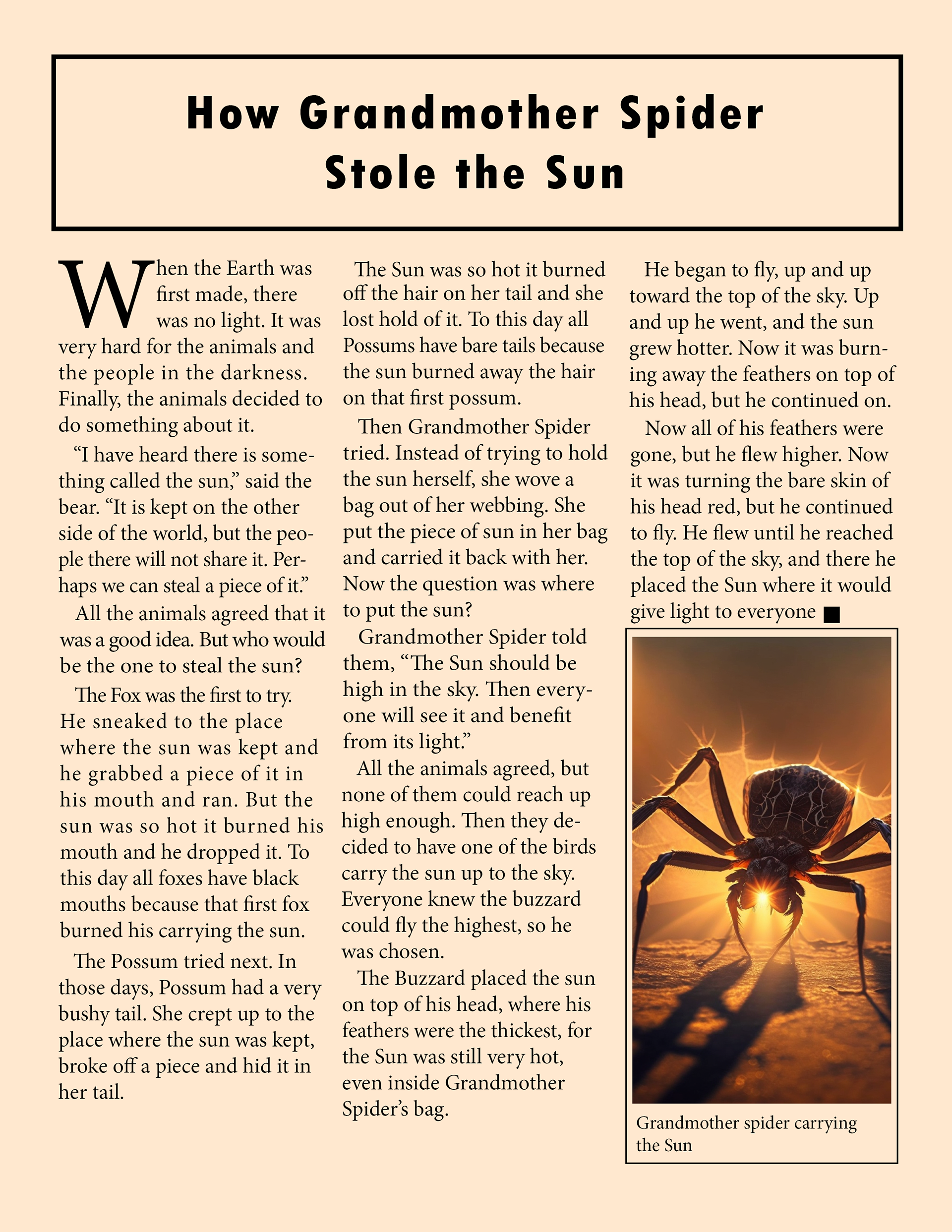 Story writing project