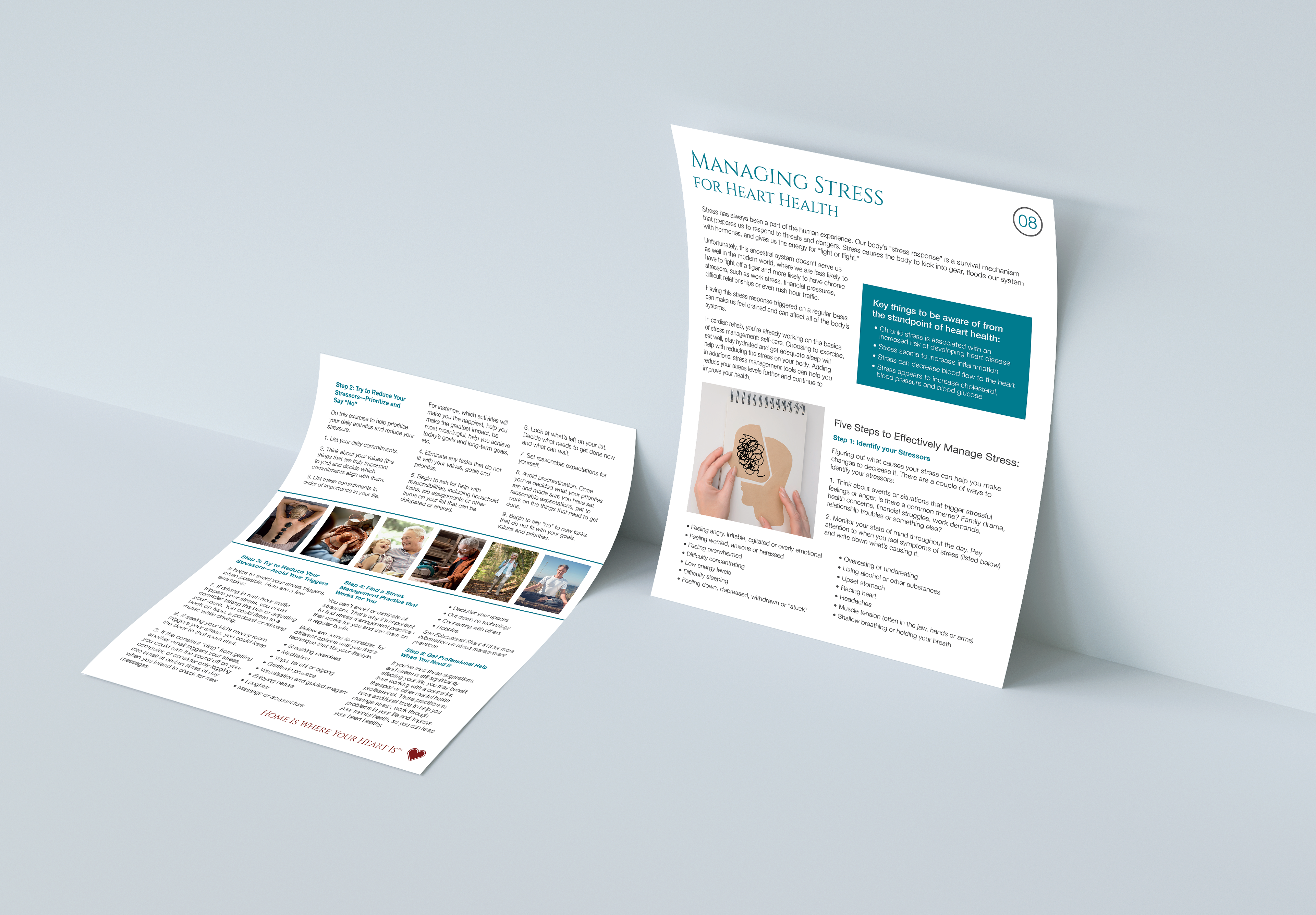 ROMTherapy post-surgery rehab educational brochure