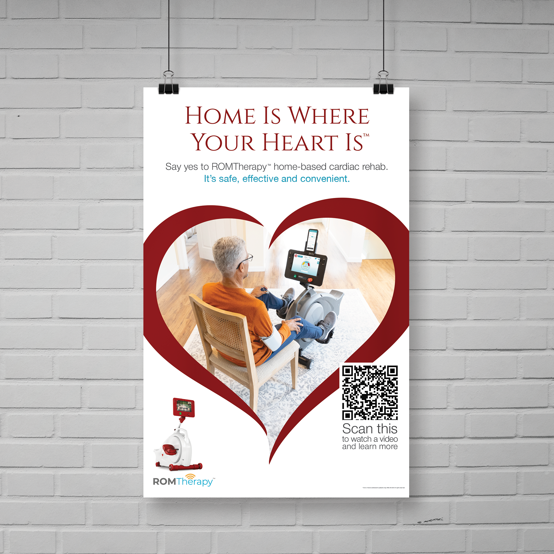 Vertical poster for physicians offices