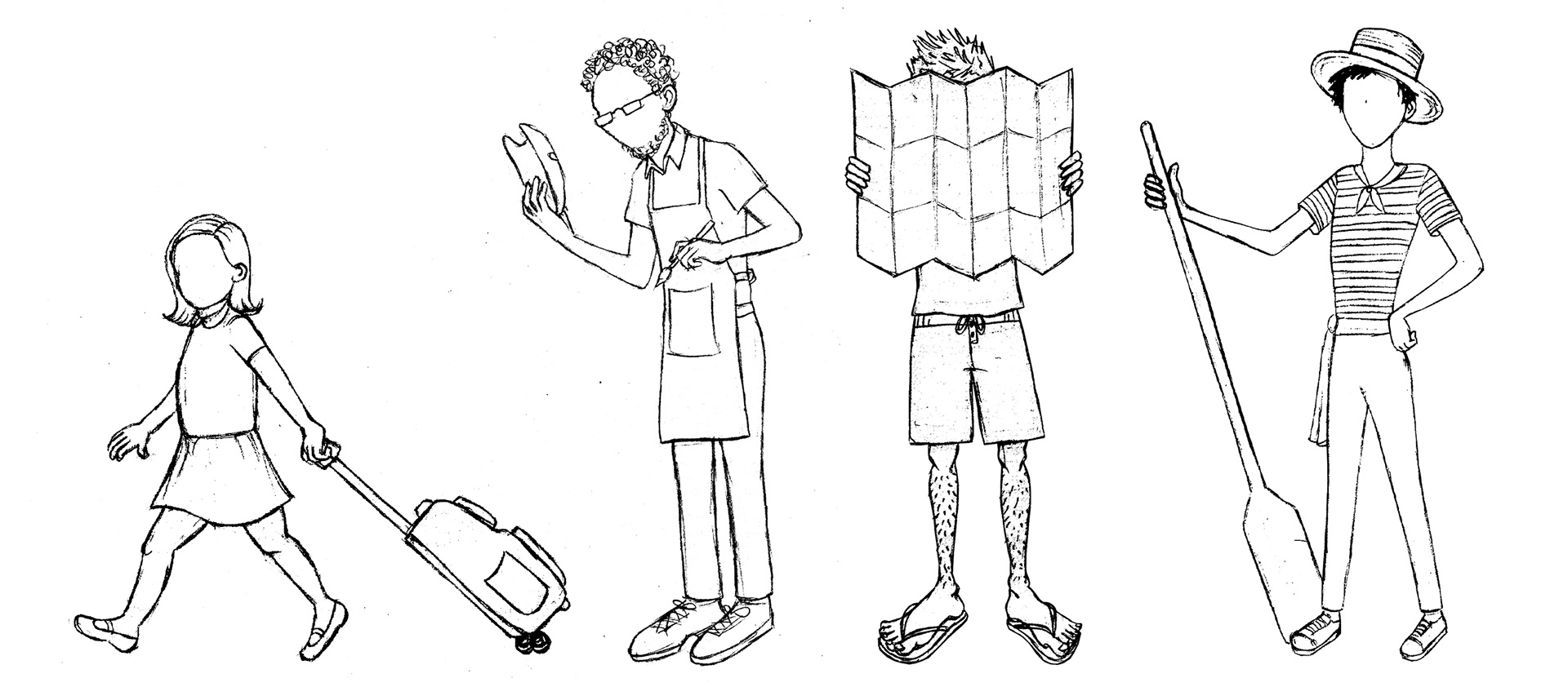 Game Figures Sketch
